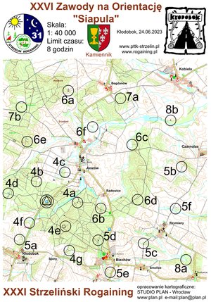 Zawody na Orientację 'Siapula' - rogaining - Strzelin Kłodobok